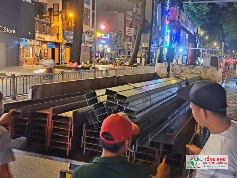 Giao thép I150 cho công trình tại Quận 6