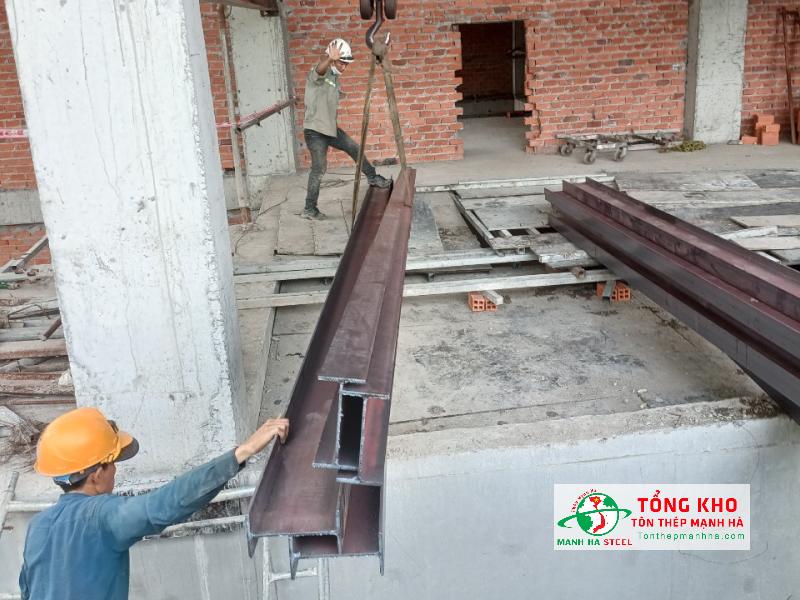 Giao thép I250 cho công trình tòa cao nhà văn phòng ở Phú Nhuận