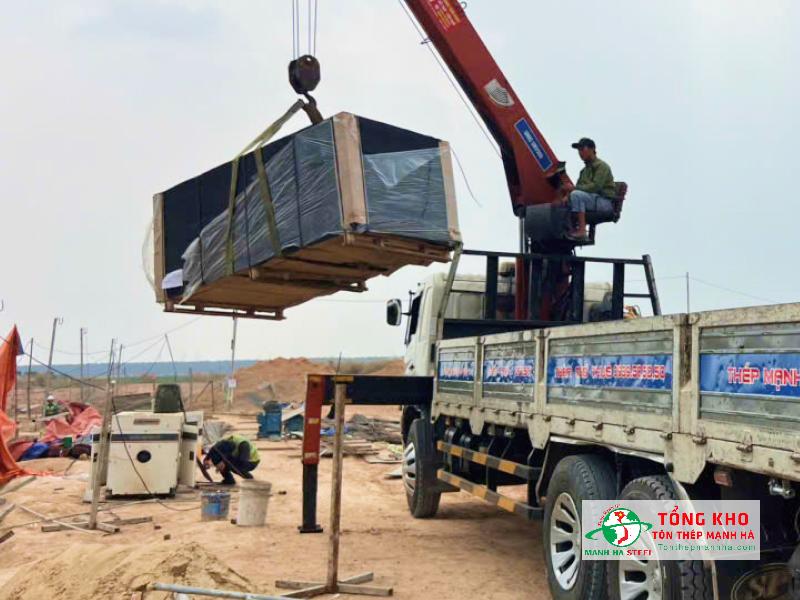 Giao 500 tấm ván phủ phim cho dự án tại Tân Uyên, Bình Dương