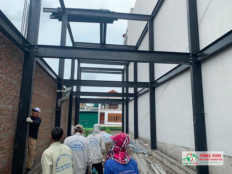 Thép I thường được dùng cho các công trình nâng tầng, xây nhà kết cấu thép tại Quận 3