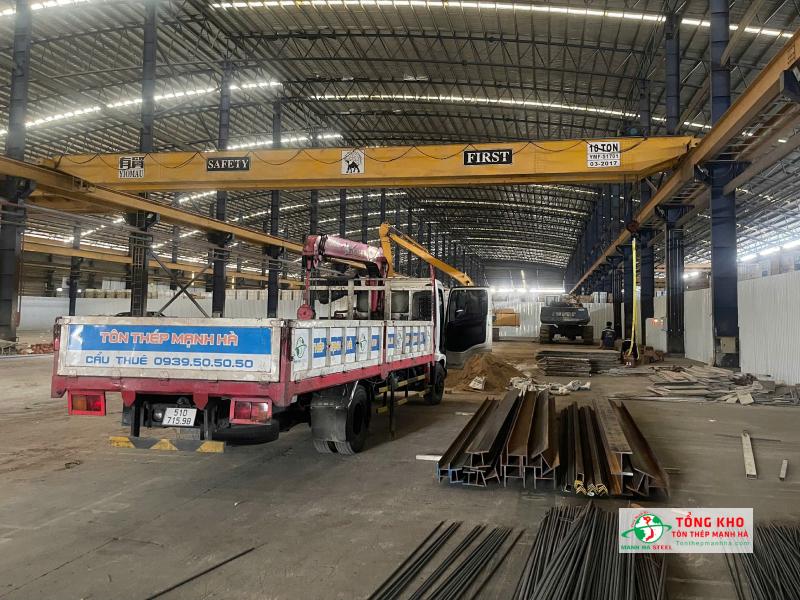 Tôn Thép Mạnh Hà chủ động xe, thời gian giao thép Posco tại Quận Bình Thạnh đảm bảo tiến độ