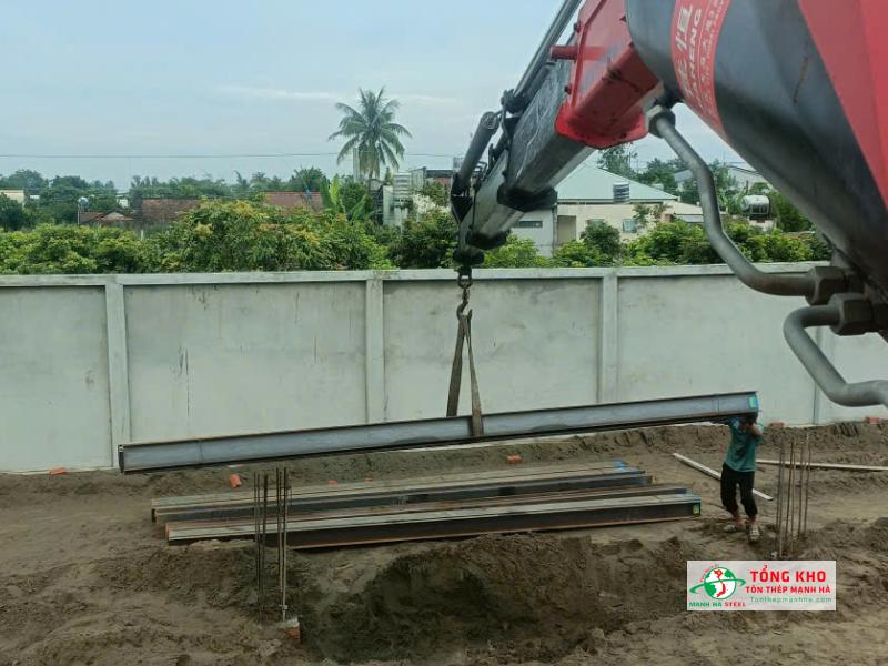 Giao thép hình I Posco cho công trình xây dựng nhà xưởng tại Tây Ninh