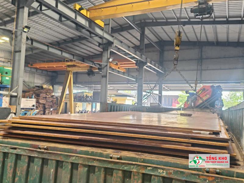 Thép tấm Posco chính hãng cung cấp tại Tôn Thép Mạnh Hà ở Cần Giờ