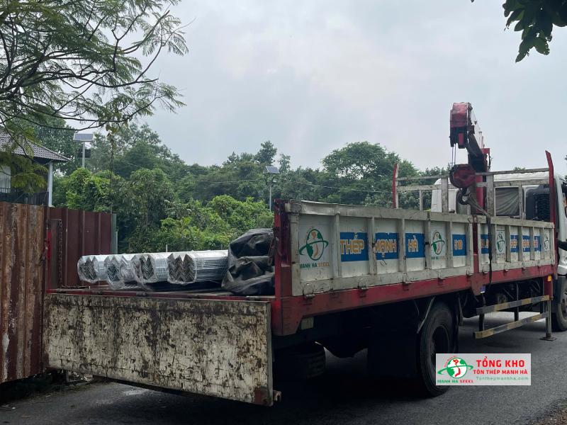 Cung cấp 150 cây thép hình V75 An Khánh mạ kẽm phục vụ thi công trang trại chăn nuôi tại xã Phú Hòa Đông, Huyện Củ Chi