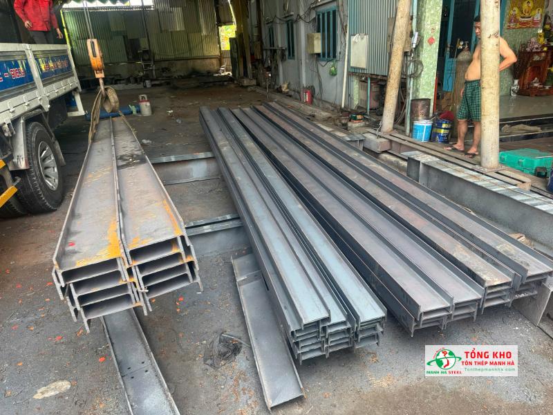 Giao 50 cây thép I An Khánh cho xưởng cơ khí ở An Bình, Biên Hòa