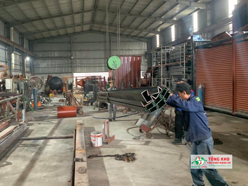 Cung cấp 85 cây U150 An Khánh cho xưởng cơ khí gia công khung máy tại Đức Hòa, Long An