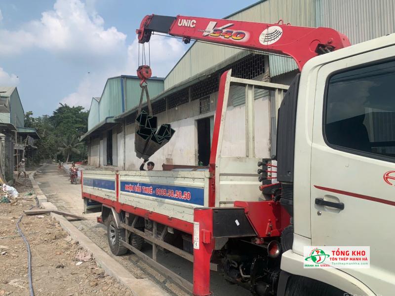 Giao 50 cây U200x80x5.4 An Khánh cho kho lạnh trong KCN Hiệp Phước, Huyện Nhà Bè