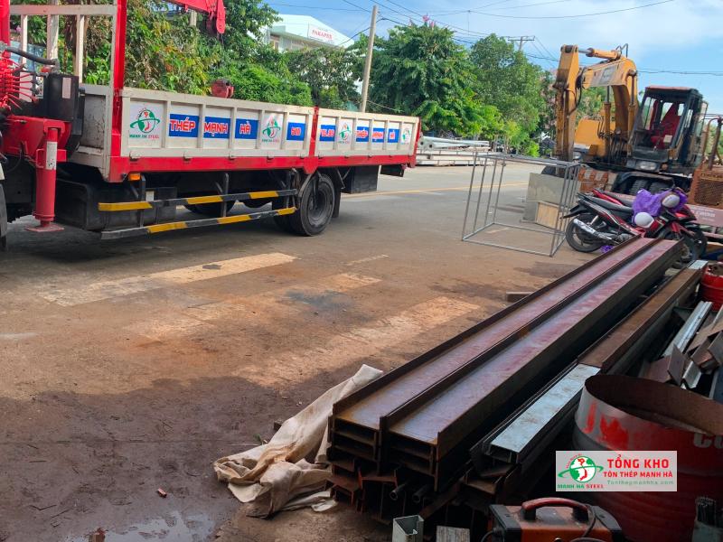Giao 35 cây I200 An Khánh cho công trình mở rộng nhà kho gần Bến Bình Đông, Quận 8