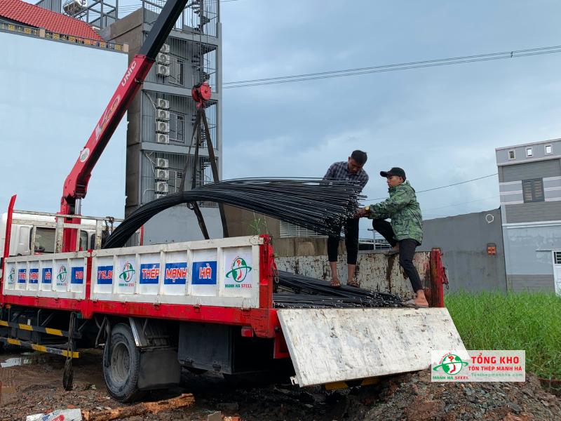 Tôn Thép Mạnh Hà có đầy đủ quy cách thép Pomina cho công trình tại BRVT, linh hoạt phương án giao hàng