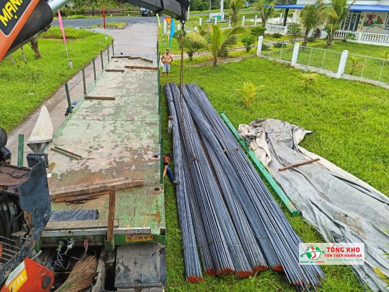 Cấp 20 tấn thép Pomina gồm D10–D25 cho dự án nhà xưởng tại xã Đa Phước, Huyện Bình Chánh