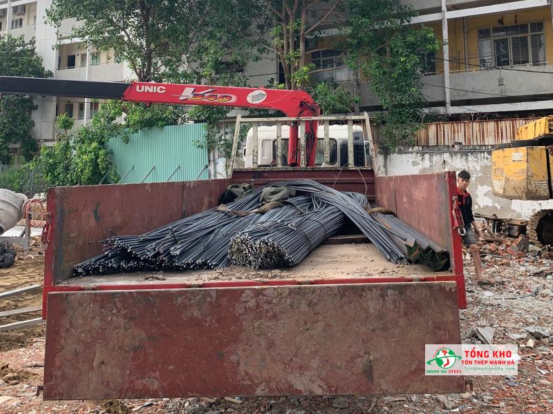 Cung cấp 2 tấn thép Pomina D18 cho công trình xây dựng nhà ở tại đường Nguyễn Xí, Quận Bình Thạnh