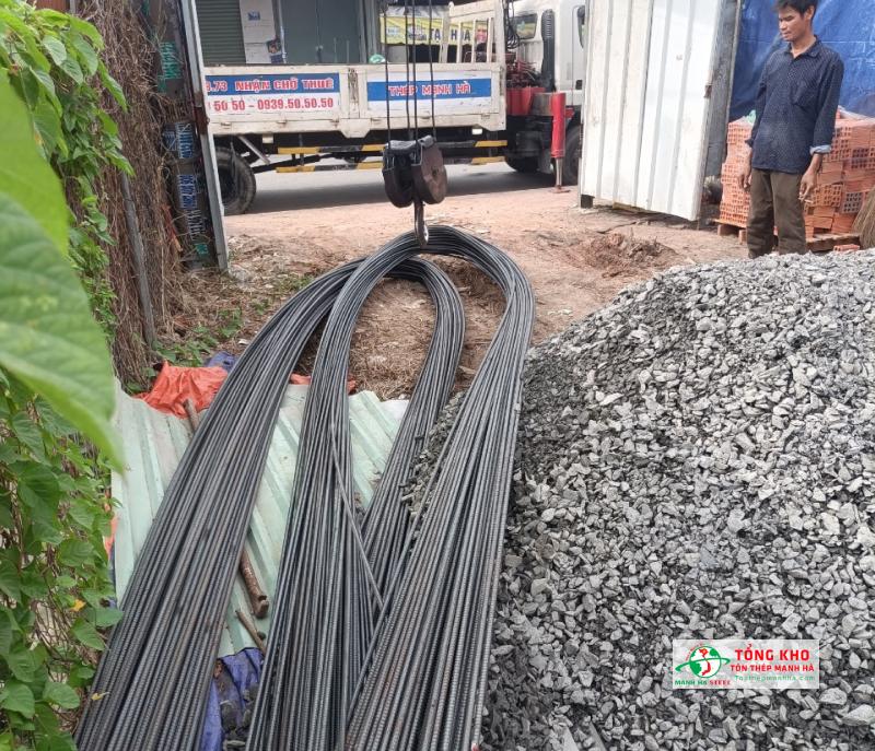 Cung cấp 2 tấn thép Pomina CB300-V D10 cho công trình nhà phố đường Ông Ích Khiêm, Quận 11