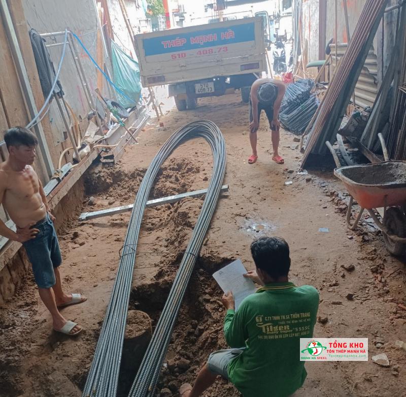 Khu vực trung tâm nên việc giao nhận thép Pomina ở các công trình Quận 1 khá khó khăn