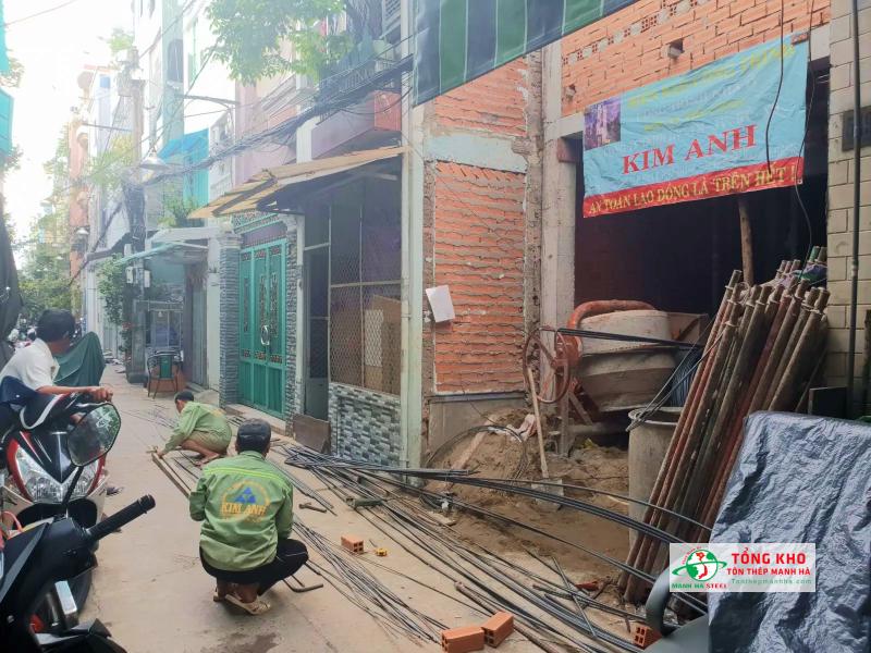 Thép Pomina được sử dụng phổ biến trong nhiều công trình nhà phố tại Quận 3