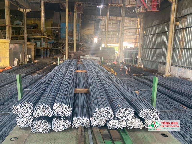 Kho Tôn Thép Mạnh Hà có sẵn nhiều quy cách thép Pomina phục vụ nhu cầu thi công tại Gò Vấp