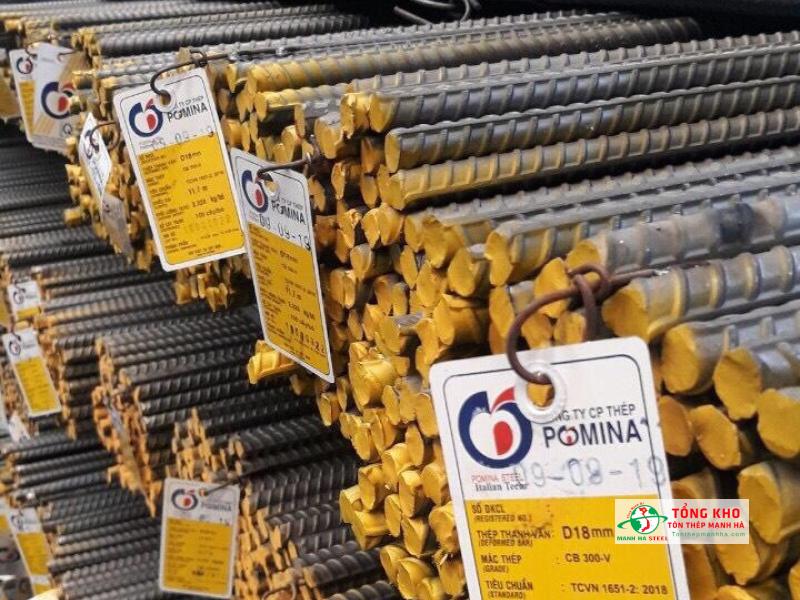 Thép cây gân Pomina D18 chịu lực tốt cho các công trình dân dụng, nhà xưởng quy mô vừa tại Tây Ninh