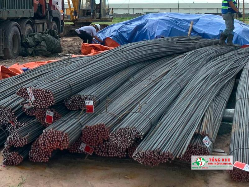 Thép Pomina D16 thường dùng cho công trình nhà xưởng tại KCN ở Long An