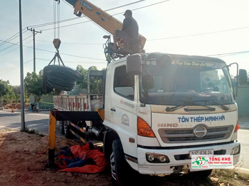 Đại lý Tôn Thép Mạnh Hà cung cấp thép Việt Nhật tại Bình Dương đa dạng loại thép, quy cách, báo giá rõ ràng cho từng đơn hàng