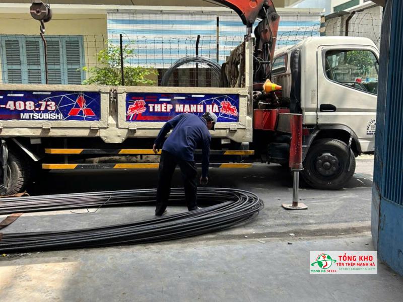 Tôn Thép Mạnh Hà cung cấp thép Việt Nhật đúng mác thép, quy cách, đúng tiến độ đến mọi công trình tại Quận 1
