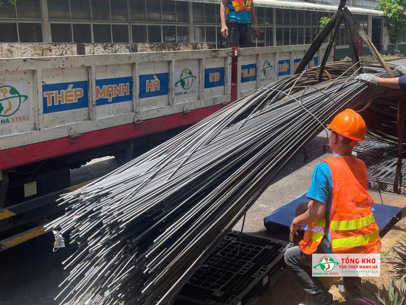 Đại lý thép Việt Nhật tại Quận 3 - Tôn Thép Mạnh Hà cung cấp đa dạng quy cách thép thanh vằn và thép cuộn cho mọi công trình