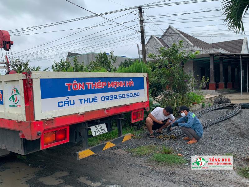 Cung cấp 1.2 tấn thép Việt Nhật D12 cho công trình dân dụng tại Thuận An, Bình Dương