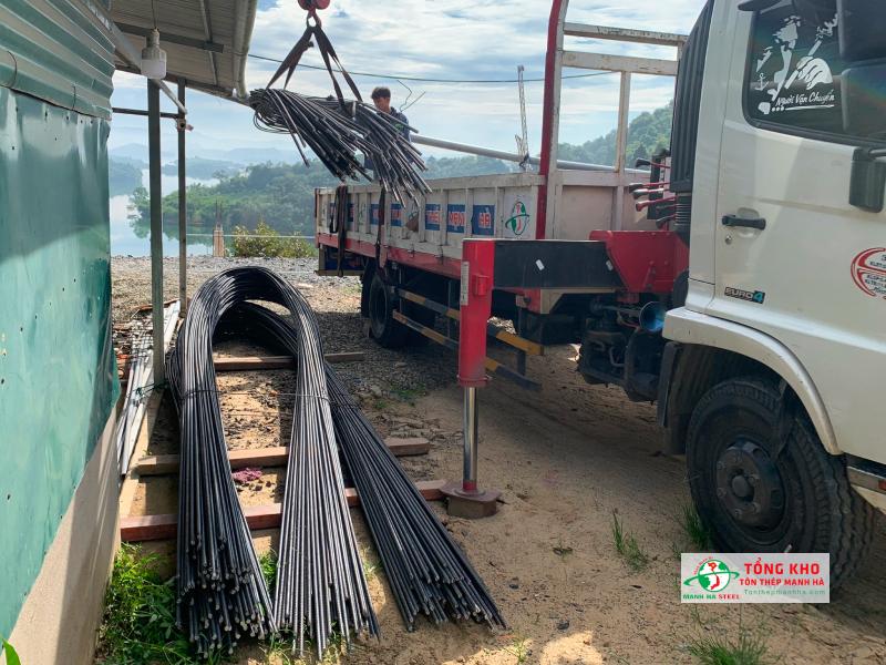 Giao 3 tấn thép Việt Nhật D20, D22 cho nhà xưởng khu vực Hiệp Phước, Nhà Bè