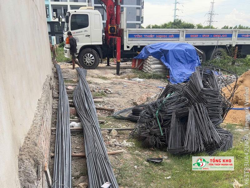 Giao 2 tấn thép Việt Nhật CB400-V D16, D20 cho công trình nhà ở cao cấp khu vực Nam Kỳ Khởi Nghĩa, Quận 3