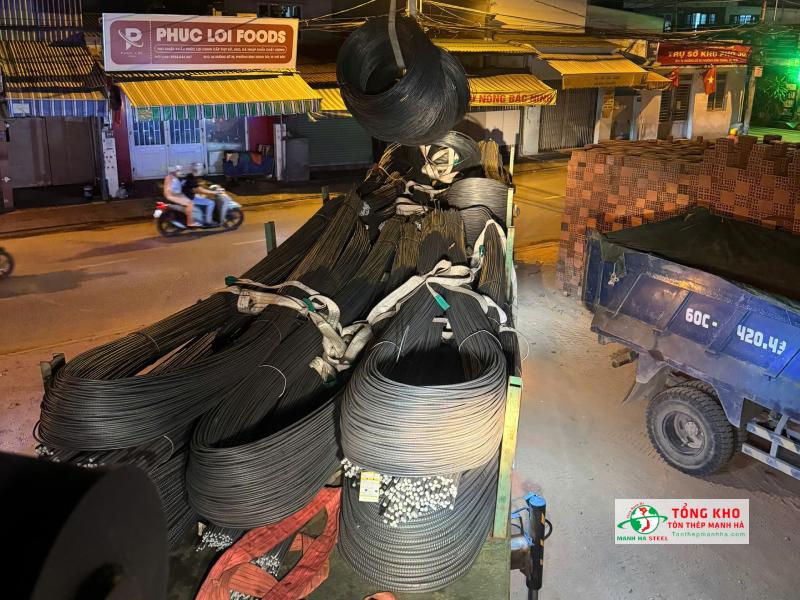 Cung cấp 20 tấn thép Việt Nhật gồm D6, D16, D20, D25 theo bảng kê kết cấu cho công trình dân dụng ven Kênh Tàu Hủ, Quận 8