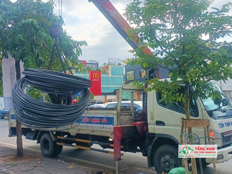Cung cấp 1.2 tấn thép Việt Nhật D16, D20 cho công trình nhà phố nhiều tầng tại Nơ Trang Long, Bình Thạnh
