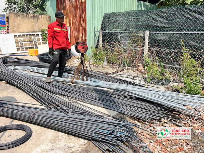 Thép Việt Nhật D10 - D25 thường dùng cho các công trình biệt thự, cải tạo nhà cũ tại Quận 3