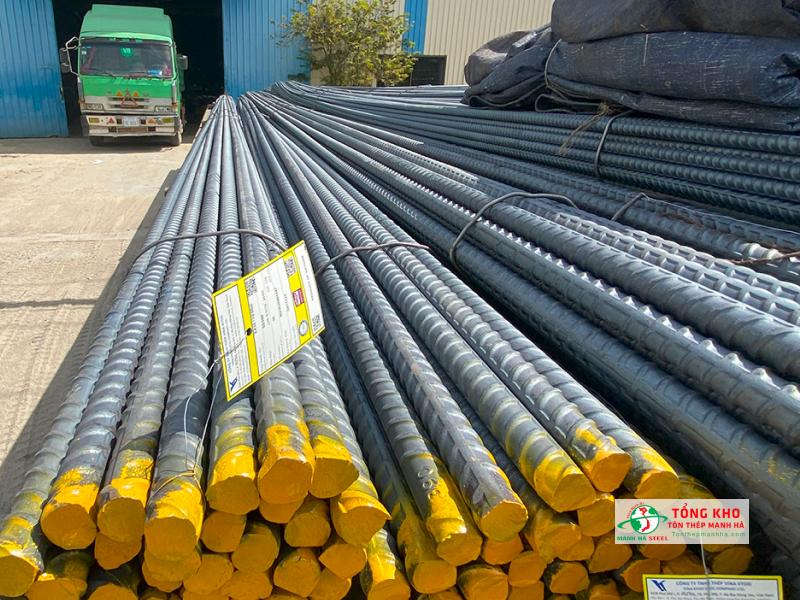 Thép Việt Nhật quy cách lớn thường dùng cho công trình nhà xưởng, kho bãi tại Long An