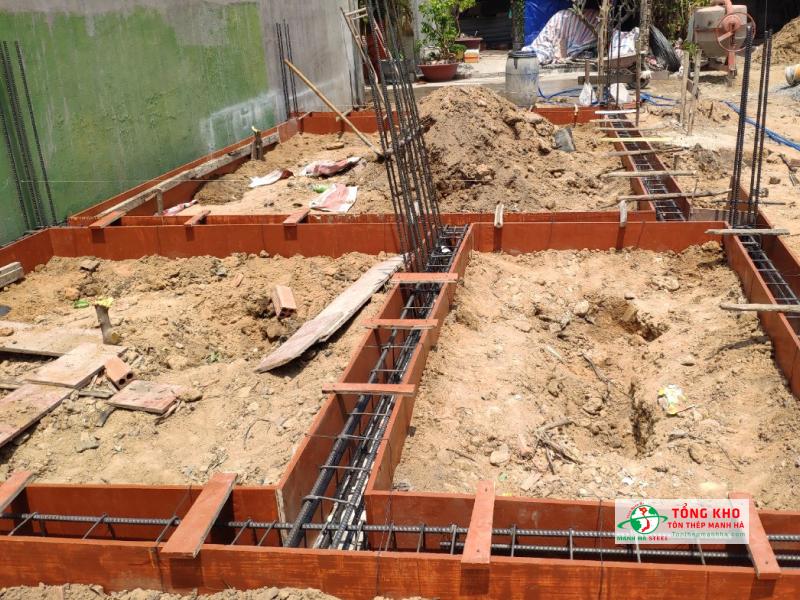 Các công trình nhà nhiều tầng tai Quận 4 sử dụng thép Miền Nam khá phổ biến