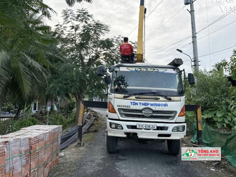 Đại lý thép Miền Nam tại Long An - Mạnh Hà xử lý đơn hàng nhanh, theo yêu cầu từng công trình