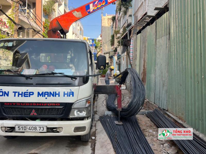 Mạnh Hà sẵn sàng cung ứng nhanh thép Miền Nam cho công trình đang cần gấp tại Quận 11
