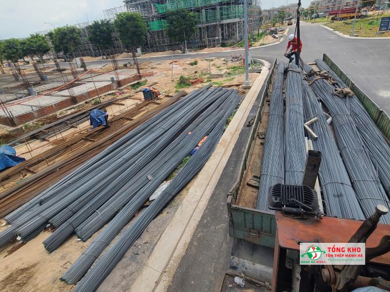 Giao thép xây dựng Miền Nam đến khu đô thị Aqua City, Đồng Nai, gồm thép phi 10 – 7.040 cây và phi 16 – 180 cây