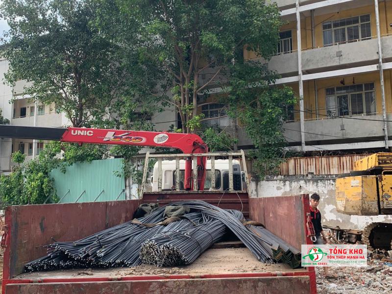Thép thanh vằn Miền Nam D16, số lượng 3 tấn, cung cấp cho công trình cao tầng tại Nguyễn Thái Bình, Quận 1