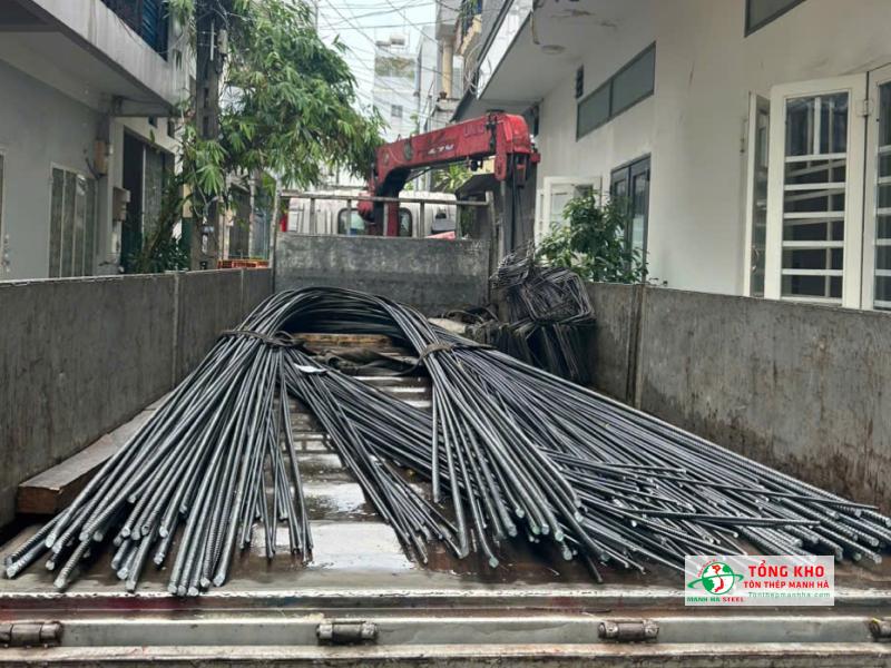 Giao 2 tấn thép cuộn D6 Miền Nam cho công trình nhà phố trên đường 3 Tháng 2, Quận 10, TP.HCM