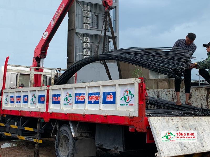 Giao thép thanh vằn Miền Nam D16, D20 cho công trình nhà phố trên đường Hậu Giang, Quận 6
