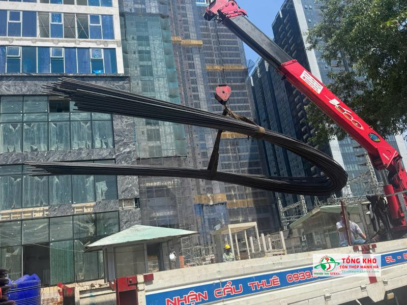 Giao 100 cây thép thanh vằn Miền Nam CB500, phi 16 cho dự án nhà ở Sunshine Sky City, Quận 7