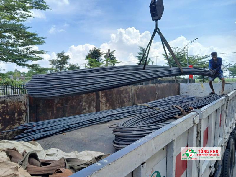 Giao 20 tấn thép xây dựng Miền Nam cho công trình xây dựng khách sạn tại Mỹ Tho, Tiền Giang