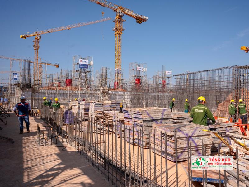 Thép Miền Nam được sử dụng cho nhiều công trình hạ tầng tại Long An