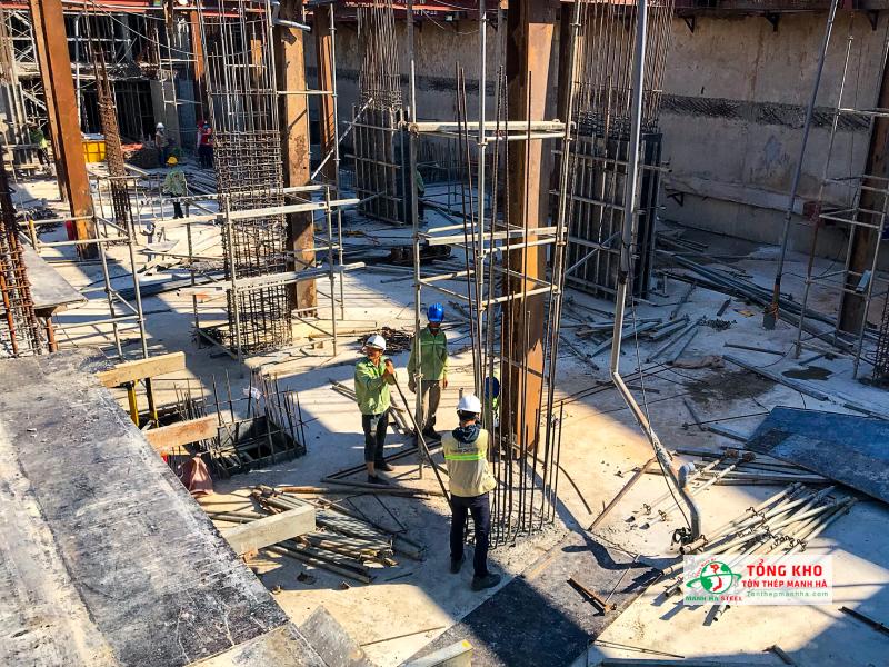 Nhu cầu sừ dụng thép Miền Nam tại quận 1 rất đa dạng từ các tòa nhà, công trình có tâng hầm đến dự án dân dụng