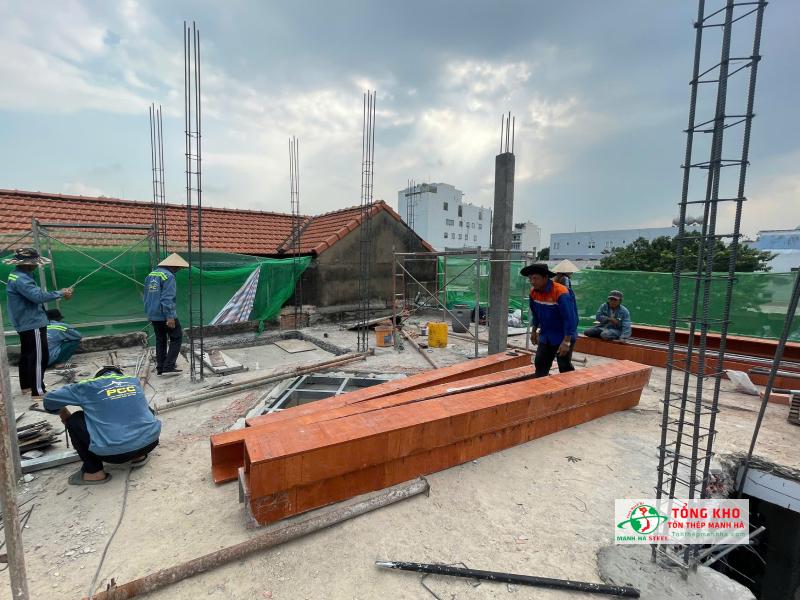 Các công trình nâng tầng, cải tạo nhà cũ tại Quận 3 sử dụng thép Miền Nam đa dang quy cách từ D10 - D20